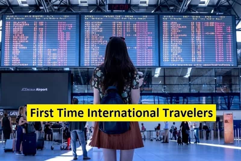 international travel first time